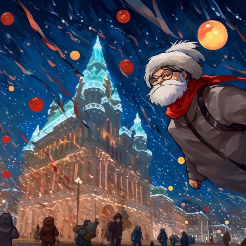 Москва как у Хаяо Миядзаки