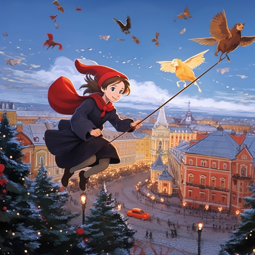 Москва как у Хаяо Миядзаки