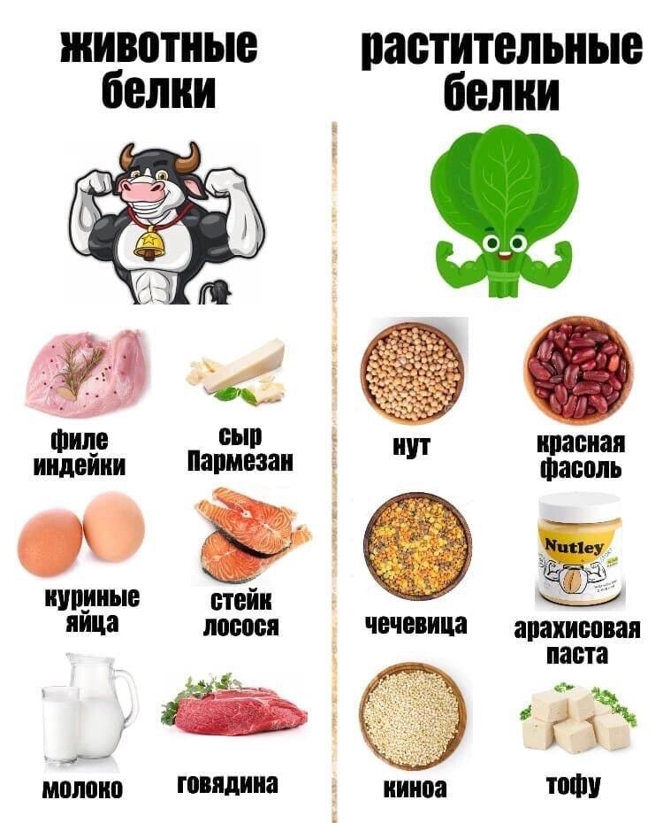Для набора мышечной массы